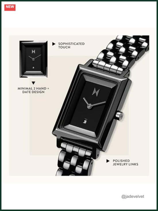 Square Minimalist Watch - Stainless Steel - Quartz - 50m Water Resistance - main image 6